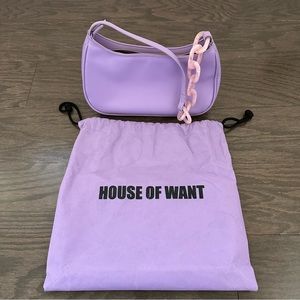 House of Want Newbie Baguette Shoulder Bag